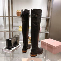 Leather Tall Riding Boots