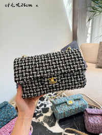 Classic Flap Bag Cotton Tweed