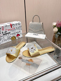 Bianca Leather Slides