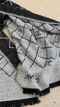 Reversible Logo Scarf