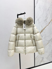 26S Laichefur Shearling-Trimmed Short Down Jacket