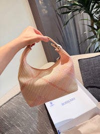 Peg Check Shoulder Bag