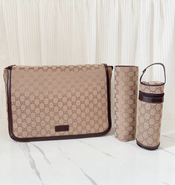 Monogram Nursery Bag Set