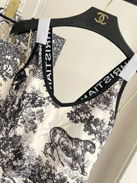 Toile de Jouy Sauvage One-Piece Swimsuit
