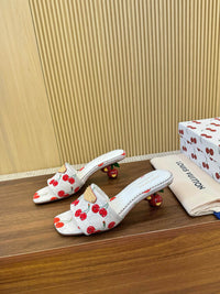 Cherry Lily Mules