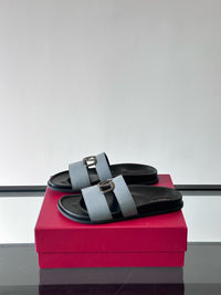 Garavani VLogo Calf Leather Slides