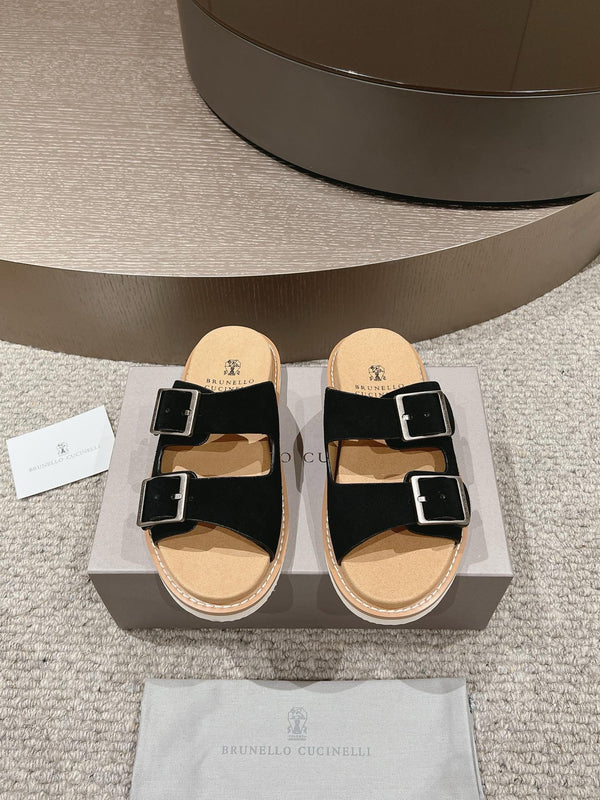 Suede Sandals
