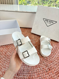 Leather Sliders