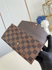 Damier Ebene Sarah Wallet