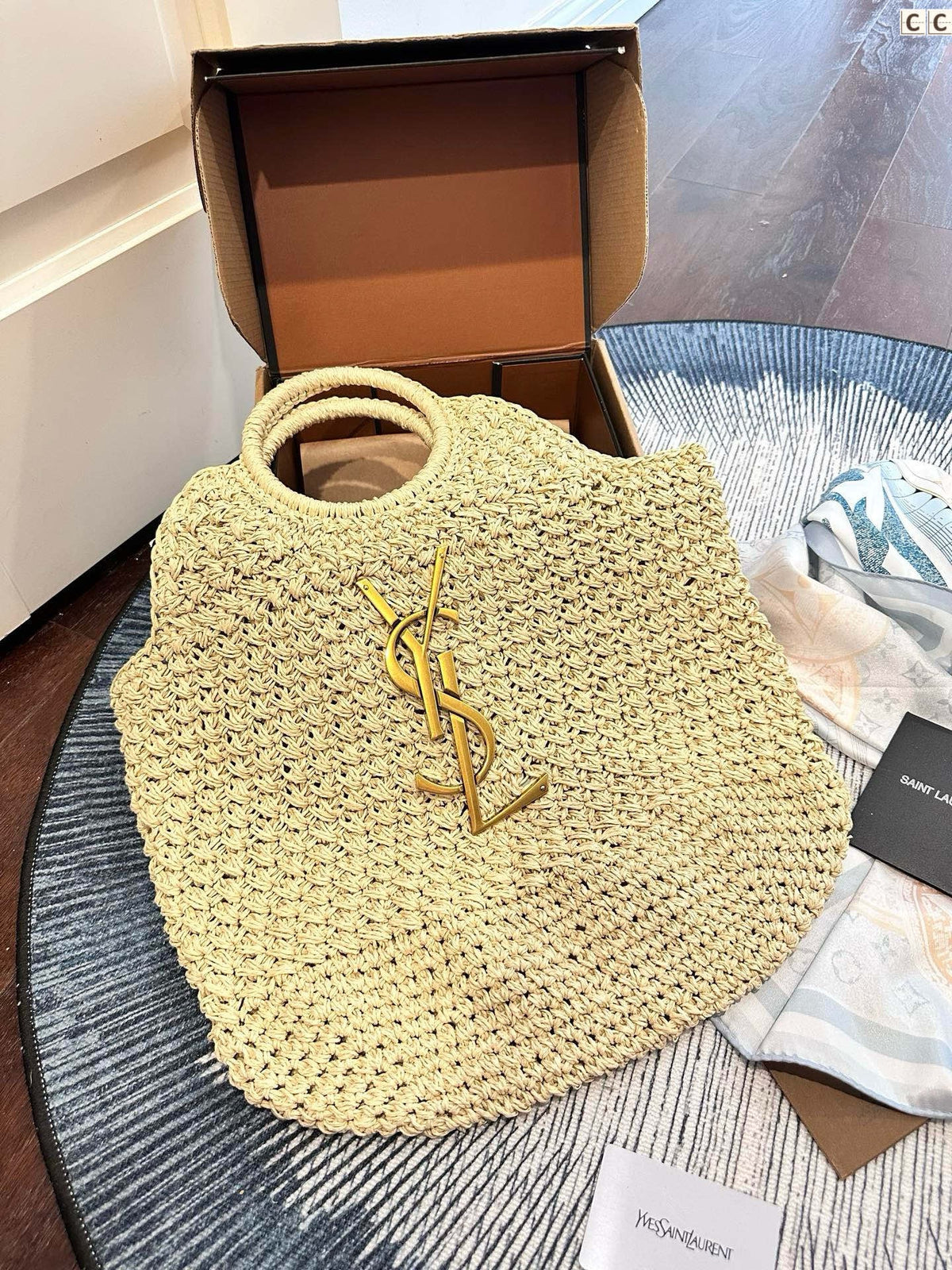 Raffia Tote Bag