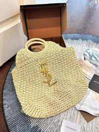 Raffia Tote Bag