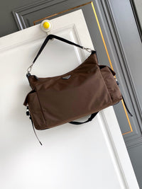 Explore Re-Nylon and Leather Shoulder Bag