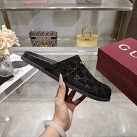26S Horsebit Suede Mules