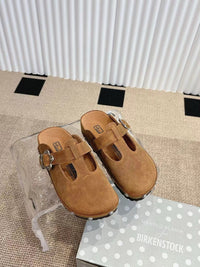 Paris Chunky Suede Clogs