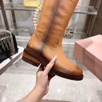Leather Tall Riding Boots
