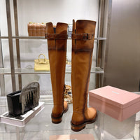 Leather Tall Riding Boots