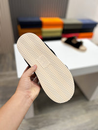 Suede Double Strap Sandals