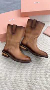 Foule Leather Booties