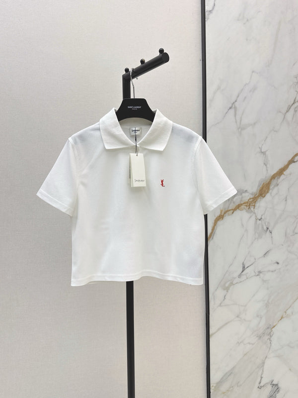 Cropped Polo Shirt