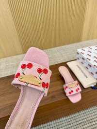Cherry Lily Mules