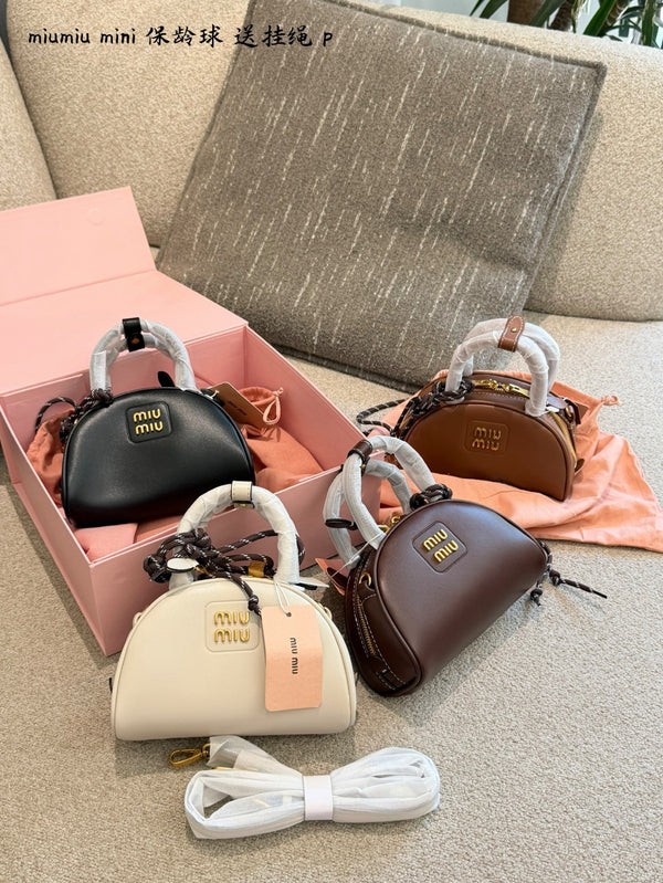 Beau Leather Bowling Bag