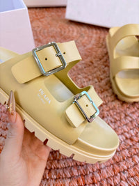 Leather Sliders