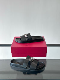Garavani VLogo Calf Leather Slides