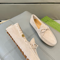 Suede Driver Loafers