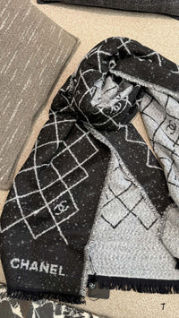 Reversible Logo Scarf