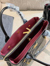 Quilted Leather Tote Bag