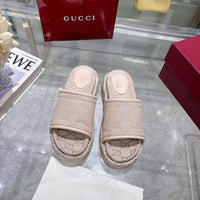 Angelina Platform Slide Sandals