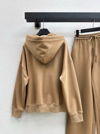 Andrea Logo Embroidered Drawstring Hoodie Set