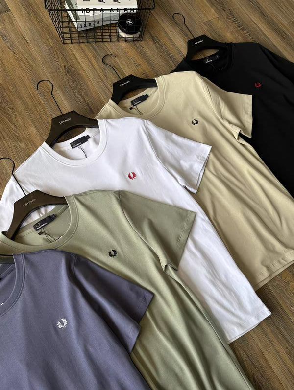 Fred P Embroidered Logo Tee