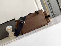 Explore Re-Nylon and Leather Shoulder Bag
