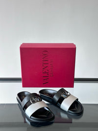 Garavani VLogo Calf Leather Slides