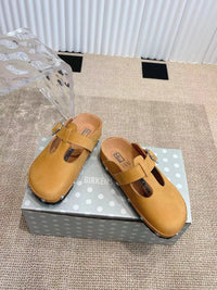 Paris Chunky Suede Clogs