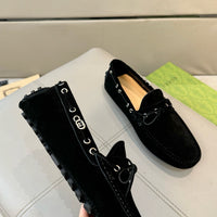 Suede Driver Loafers