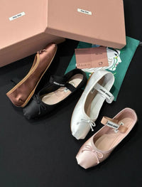 Satin Ballet Flats