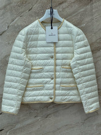 26S Braided Trim Short Down Jacket