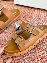 Leather Sliders