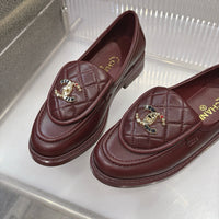 Quilted Leather Loafers