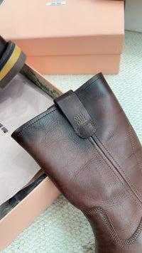 Foule Leather Booties