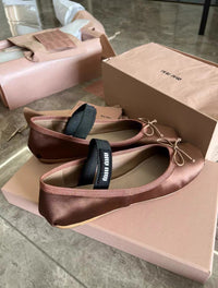 Satin Ballet Flats