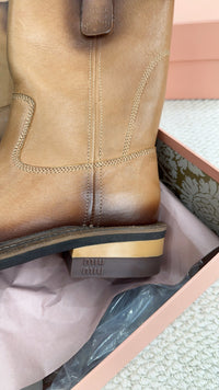 Foule Leather Booties