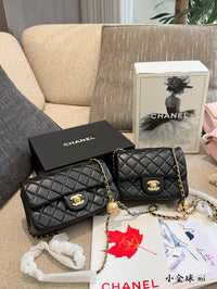 Mini Classic Flap Bag Lambskin