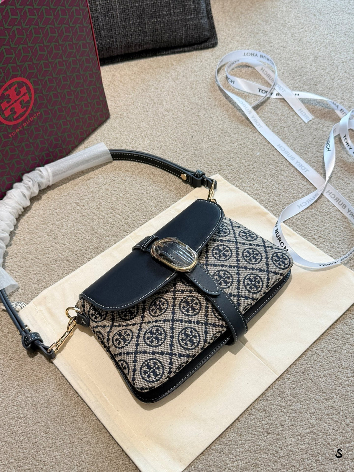 T Monogram Shoulder Bag