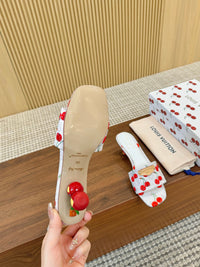 Cherry Lily Mules