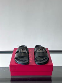 Garavani VLogo Calf Leather Slides