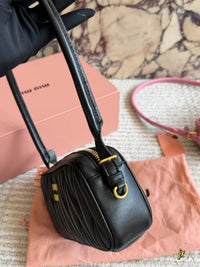 Matelassé Nappa Leather Pouch