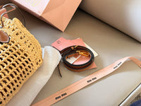 Raffia Top-Handle Bag